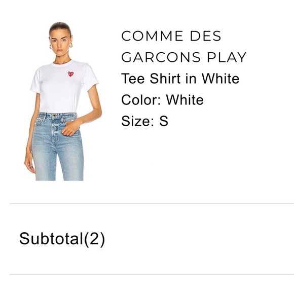 COMME DES GARCONS PLAY
Tee Shirt - Picture 6 of 6